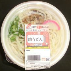 小さなレンジ麺 肉うどん 小さなレンジ麺 肉うどん